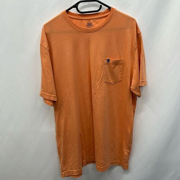 Izod Saltwater orange/peach shirt sz L - Picture 1 of 5